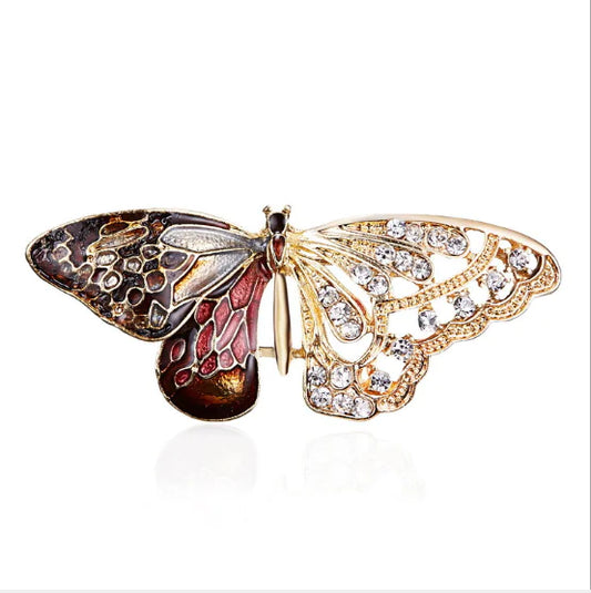 Alloy Butterfly Brooch Jewelry Accessory