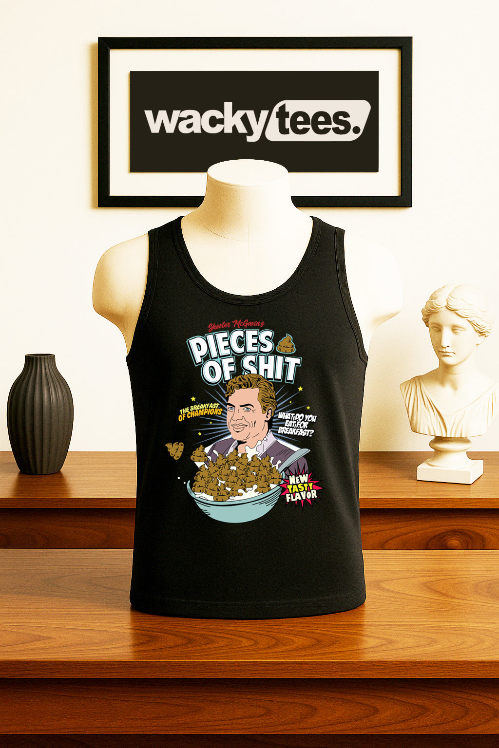 Shooter McGavin Pieces of Shit Happy Gilmore Funny Graphic Tee Shirt