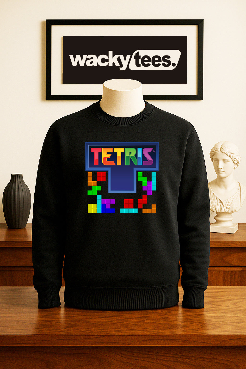 Tetris Brick Game Retro Classic Graphic Tee Shirt