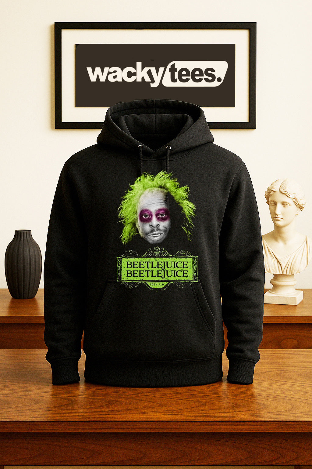 This is Beetle BeetleJuice Howard Stern Wack Pack Funny Graphic Tee Shirt