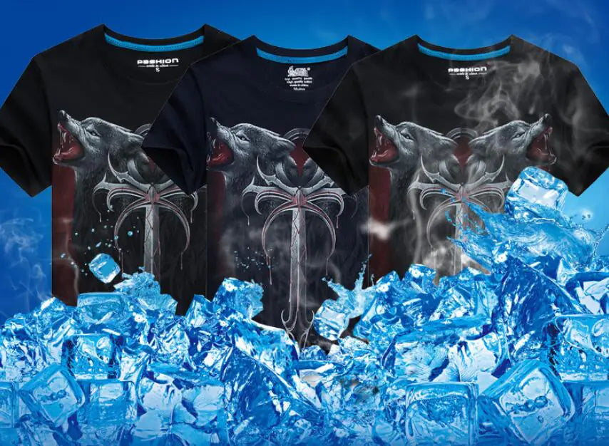 Animal Print Short Sleeve T-Shirt